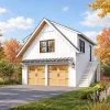 Two-Car ADU Garage Loft, 22x22 view 1