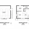 Two-Car ADU Garage Loft, 22x22 view 3
