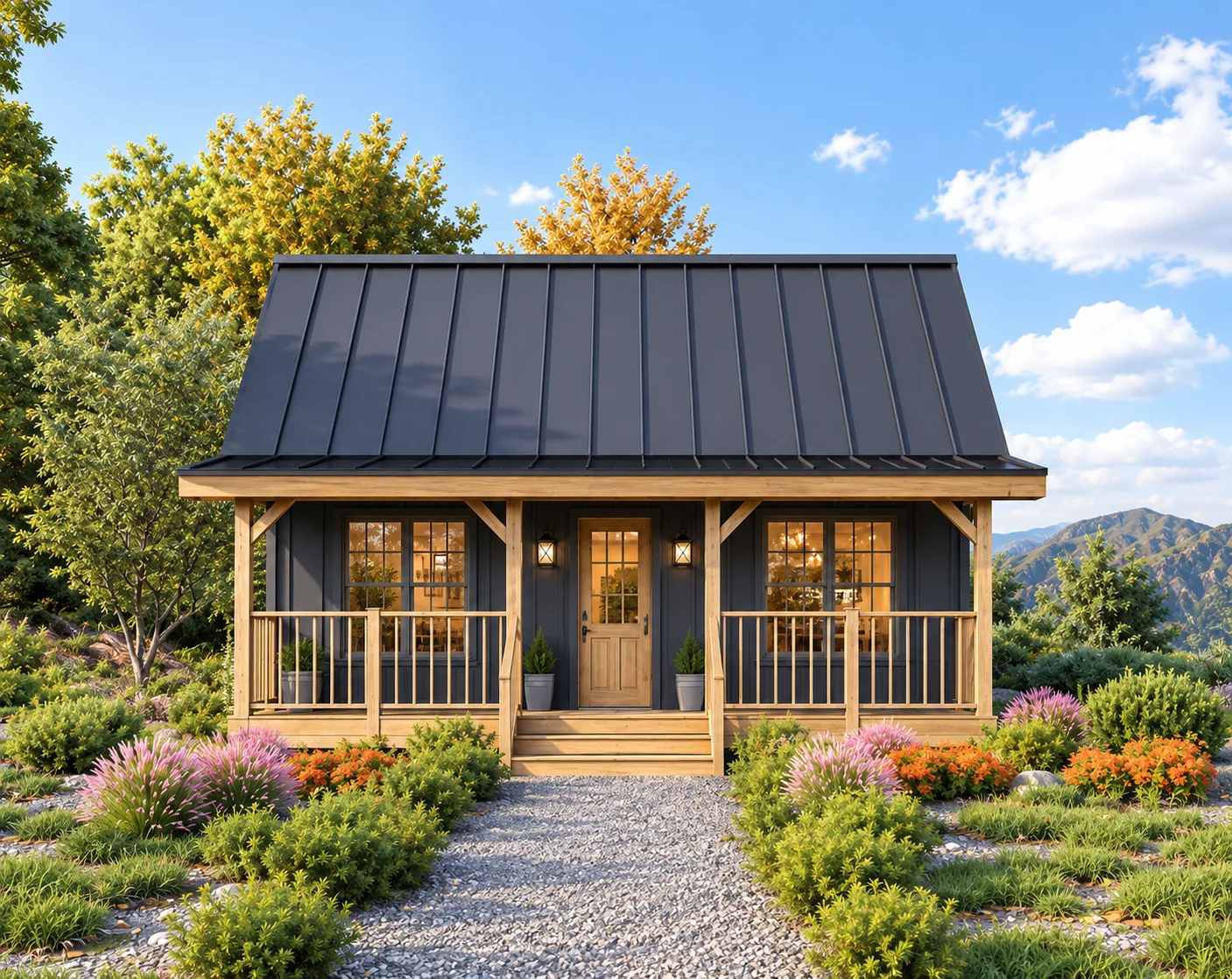 Farmhouse Cabin, 20x26 floor plan