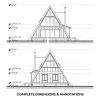 Modern A-Frame Cabin, 30x42 view 3