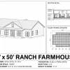 Ranch Farmhouse, 30x50 view 2