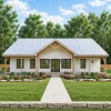 Farmhouse Barndominium 40x60 view 1