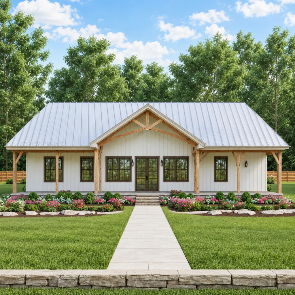 Farmhouse Barndominium 40x60