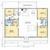 Farmhouse Barndominium 40x60 view 3