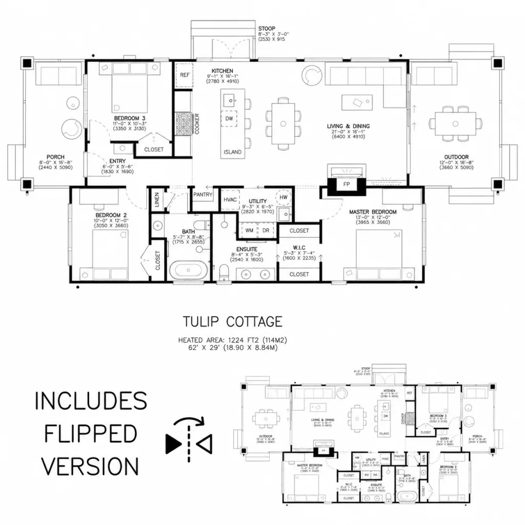 Tulip Cottage Craftsman Bungalow