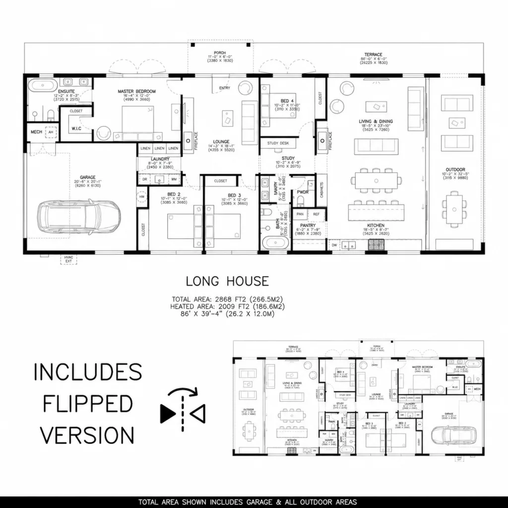 Long House Modern Scandinavian Barn