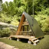 Modern A-Frame Cabin, 16x25 view 2