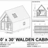 Walden Cabin, 20x30 view 4