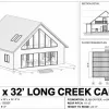 Long Creek Cabin, 32x32 view 2
