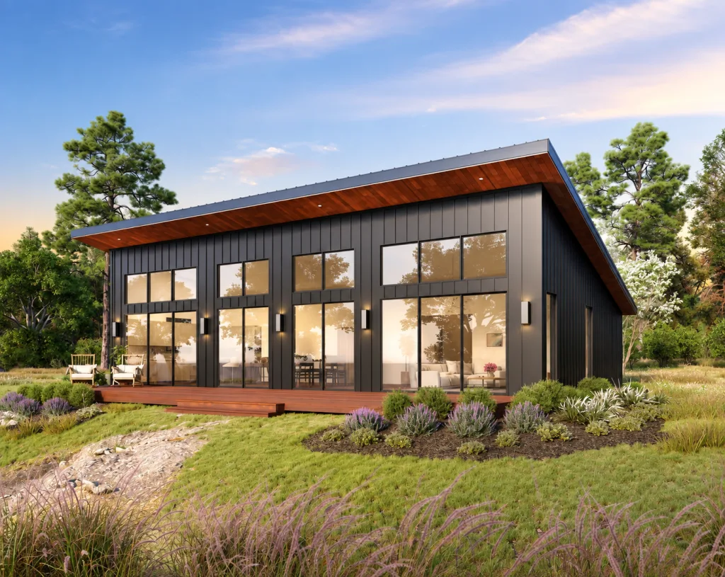 Modern Lean Cabin, 40x50