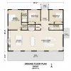 Modern Lean Cabin, 40x50 view 3