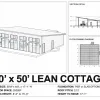 Modern Lean Cabin, 40x50 view 2