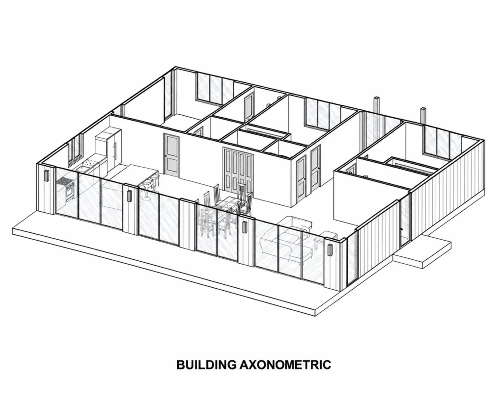 Modern Lean Cabin, 40x50