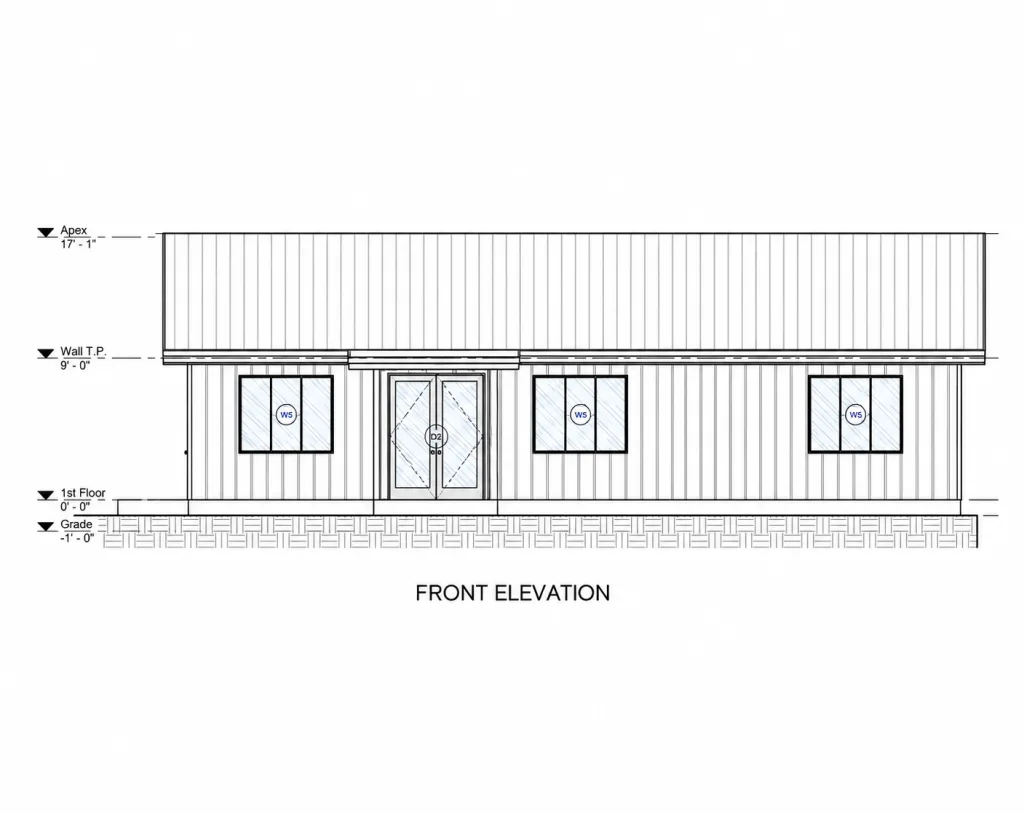 Modern Lean Cabin, 40x50