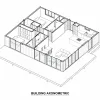 Modern Lean Cabin, 32x38 view 3