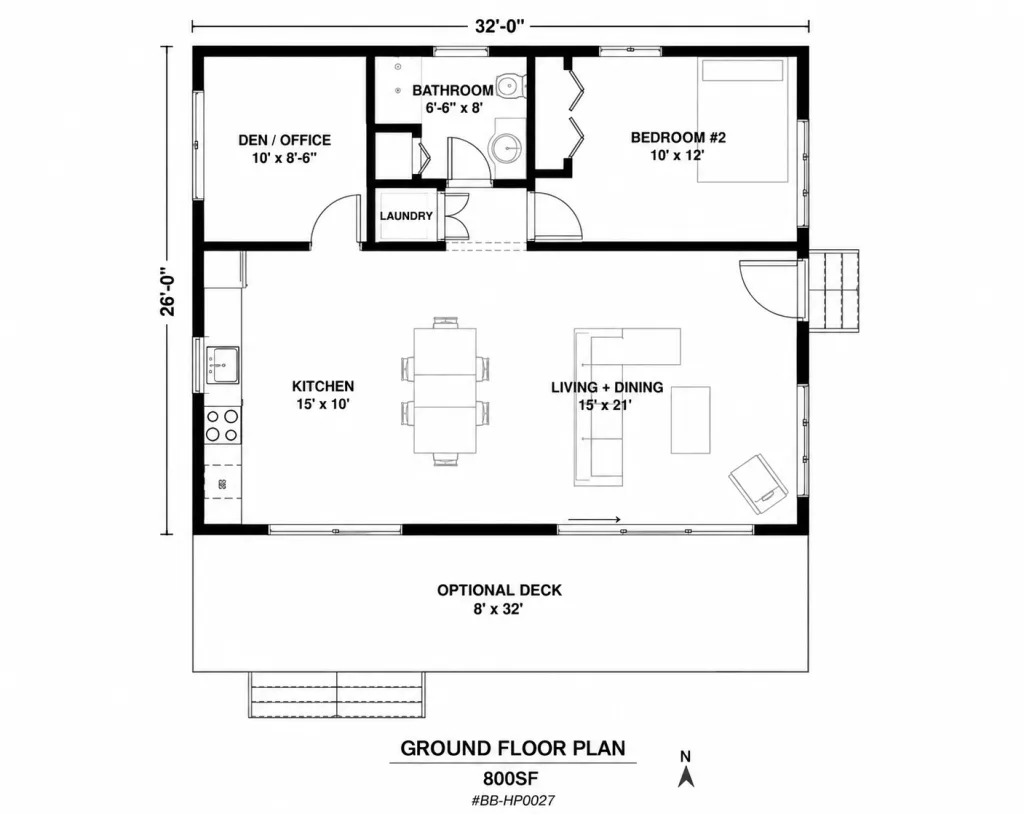 Lean Guest House, 26x32