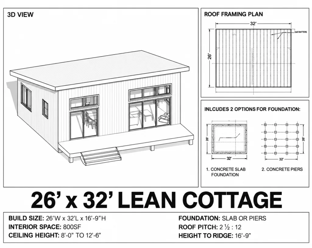 Lean Guest House, 26x32