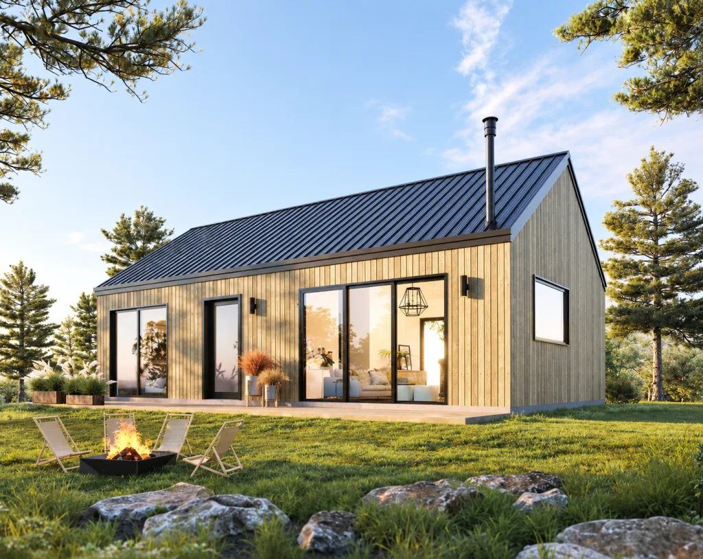 Modern Barn House, 20x32