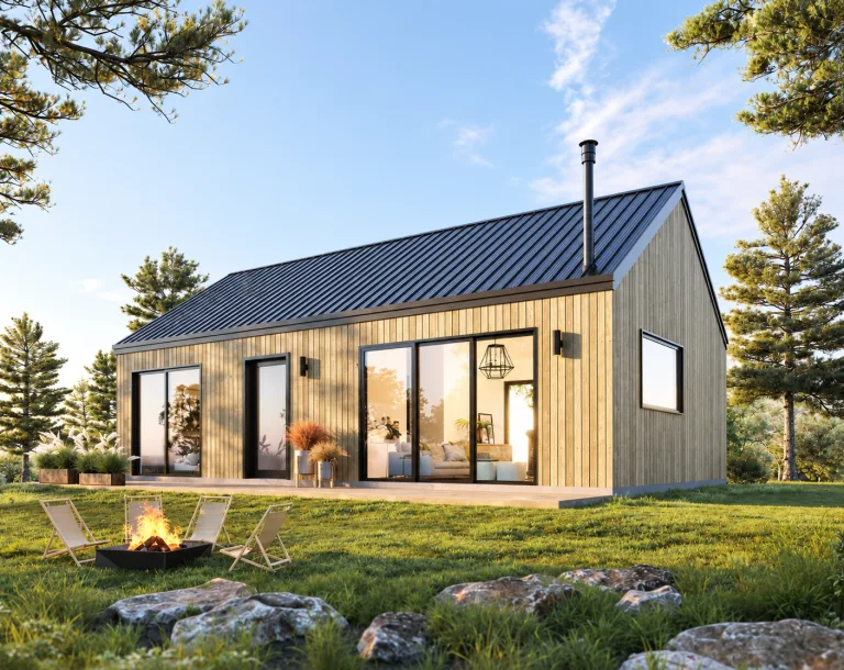 Modern Barn House, 20x32