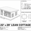 Lean Cabin, 22x28 view 4