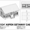 Aspen Cabin, 16x24 view 4