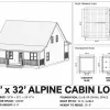 Alpine Cottage, 32x32 view 4