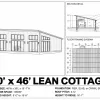 Modern Lean Cottage, 30x46 view 2