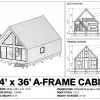Nordic A-Frame House, 24x36 view 5