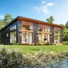 Modern Lean Cabin, 30x50 view 2