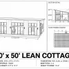 Modern Lean Cabin, 30x50 view 3