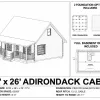 Adirondack Cabin, 20x26 view 5