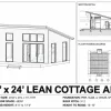 Lean Cottage ADU, 20x24 view 5