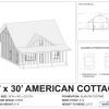 American Cottage, 30x30 view 2