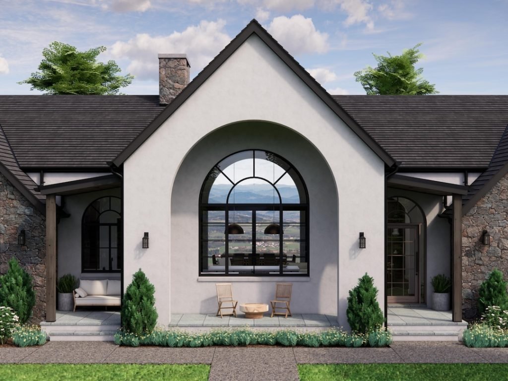Arch House Modern European Manor