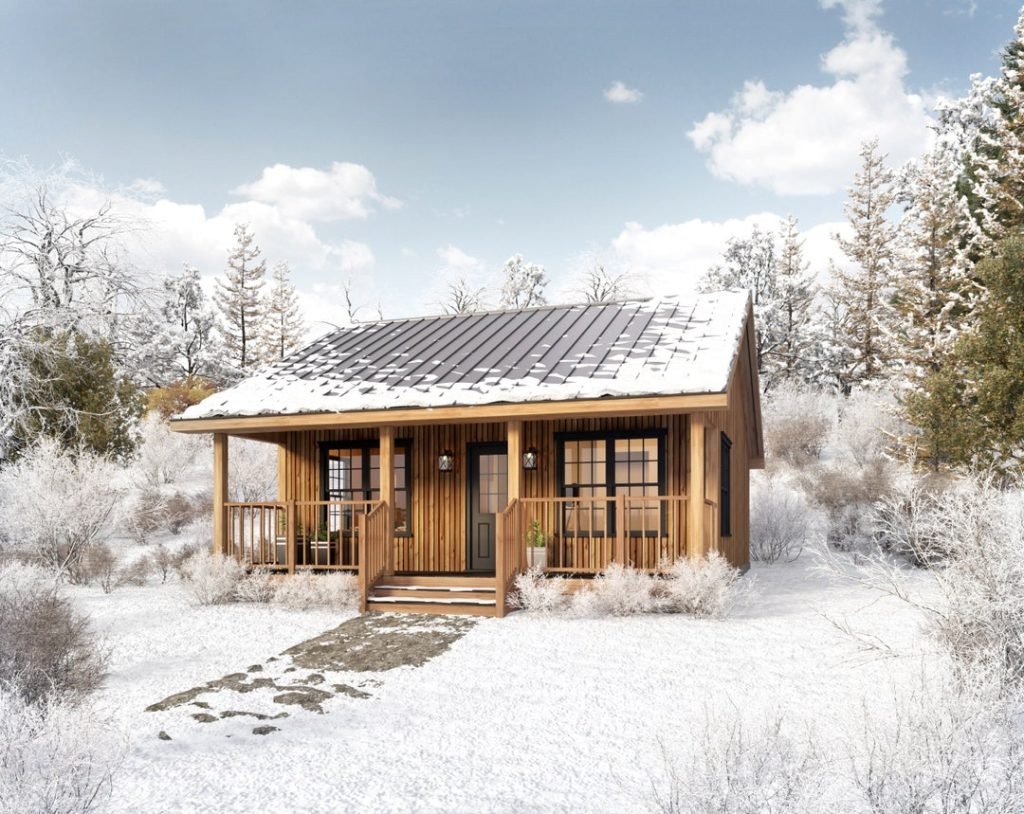 Aspen Cabin, 16x24
