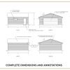 Detached Two-Car Garage, 24x22 view 3