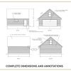 Detached Two-Car Garage with Loft, 24x24 view 2