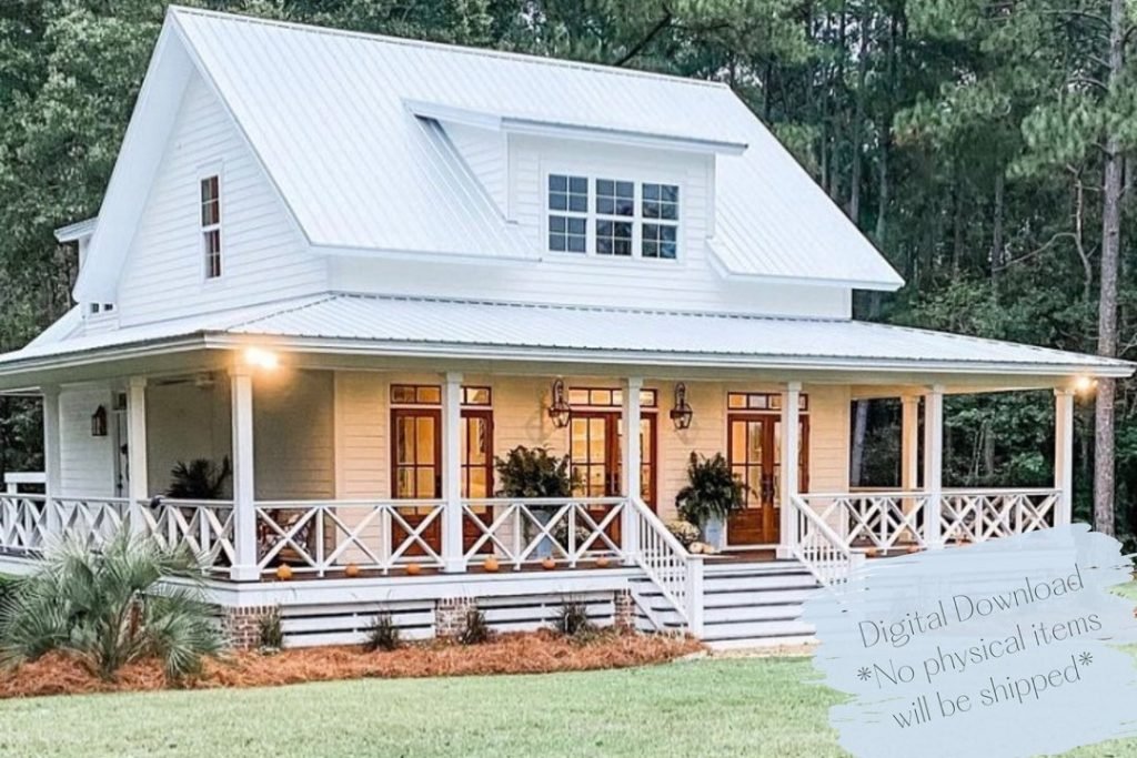 Farmhouse Cottage with Wraparound Porch