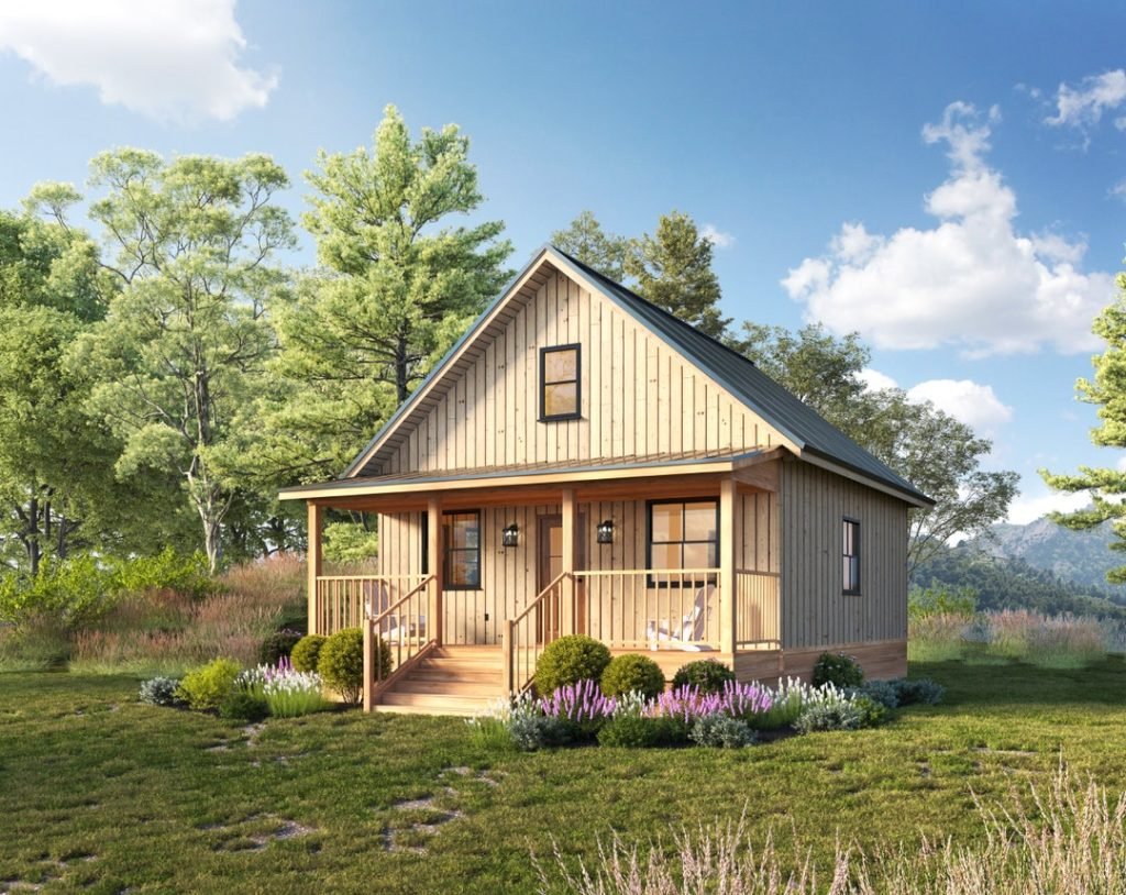 Honey Creek Cabin, 24x28