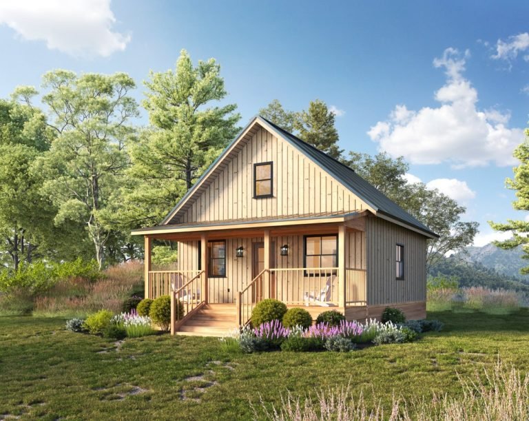 Honey Creek Cabin, 24x28