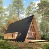 Large Modern A-Frame Cabin, 28x46 view 2