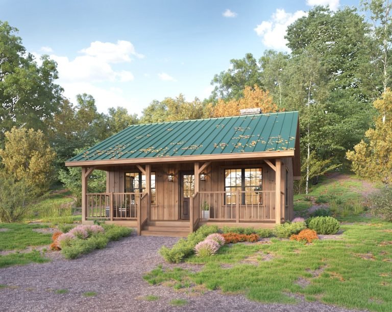 Lazy Bear Cabin, 26x26