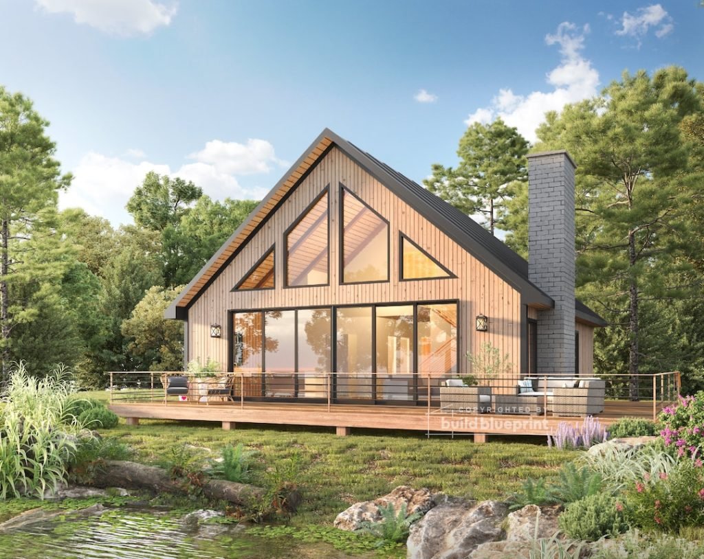 Long Creek Lake House, 35x35