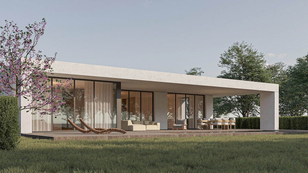 Modern Single Storey, 3 Bed Open Concept floor plan