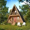 Catskills A-Frame Cabin, 22x36 view 1
