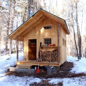 12x20 cabin plans - exterior view