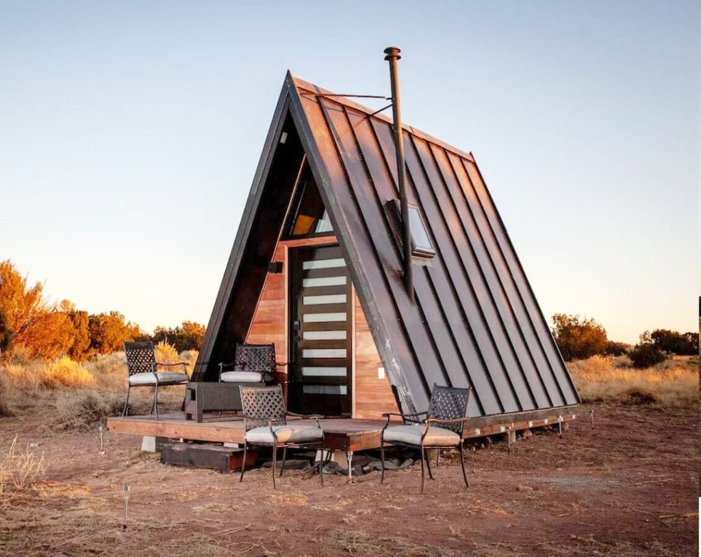 Tiny A-Frame Cabin, 12x18