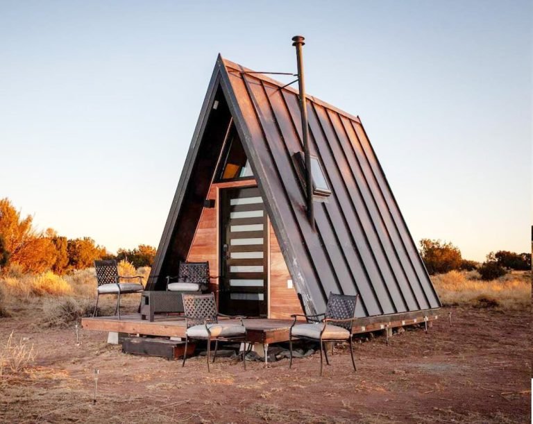 Tiny A-Frame Cabin, 12x18