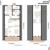 Two Bedroom A-Frame Cabin, 36x20 view 3